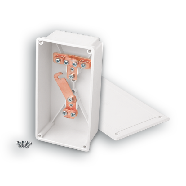 EARTH BOX  (COPPERED Fe) 1 IN + 5 OUT